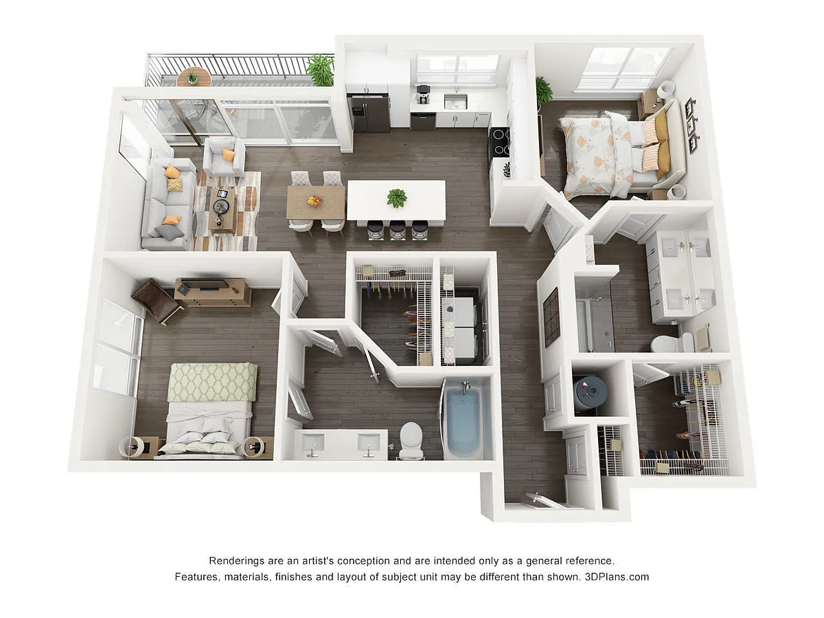 Floor plan B3