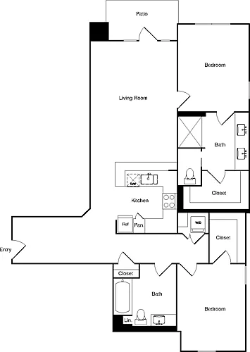 Floor plan B15