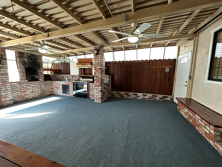 Covered patio