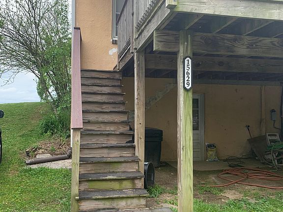 Main entrance - back stairs
