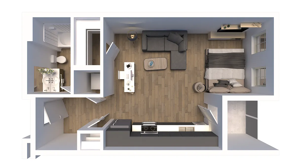 Floor plan Blanche