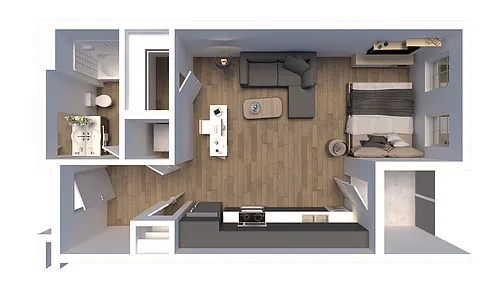 Floor plan Blanche