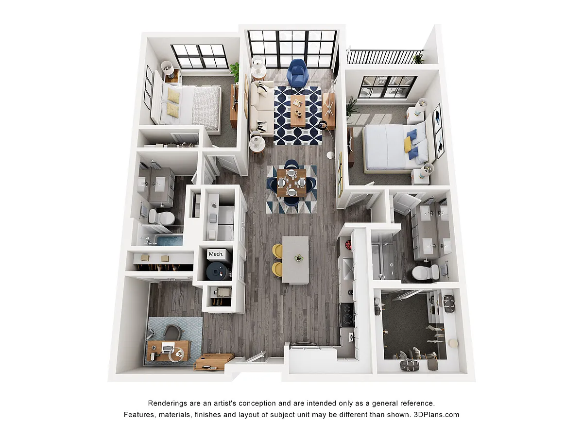 Floor plan Horizon - D1.A-100