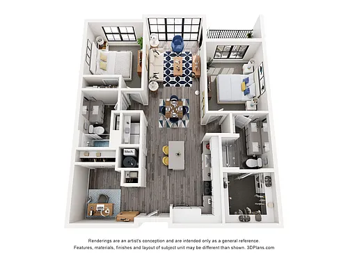 Floor plan Horizon - D1.A-100