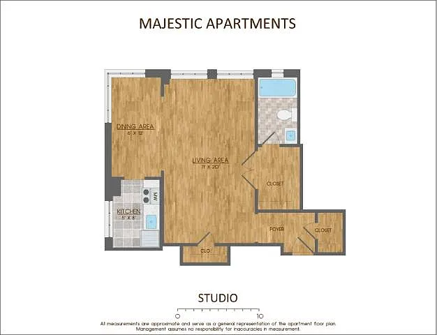 Floor plan STUDIO - S1A
