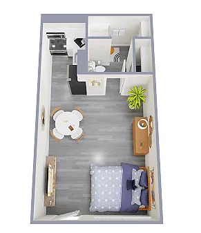 Floor plan Studio