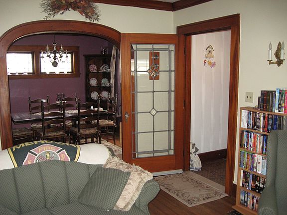 Original Gumwood Trim  Leaded Glass