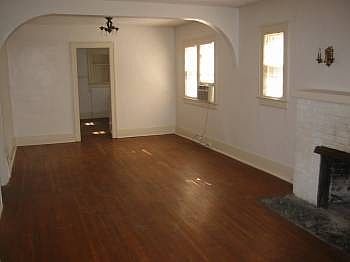 Living Room with Natural Hardwood Floors