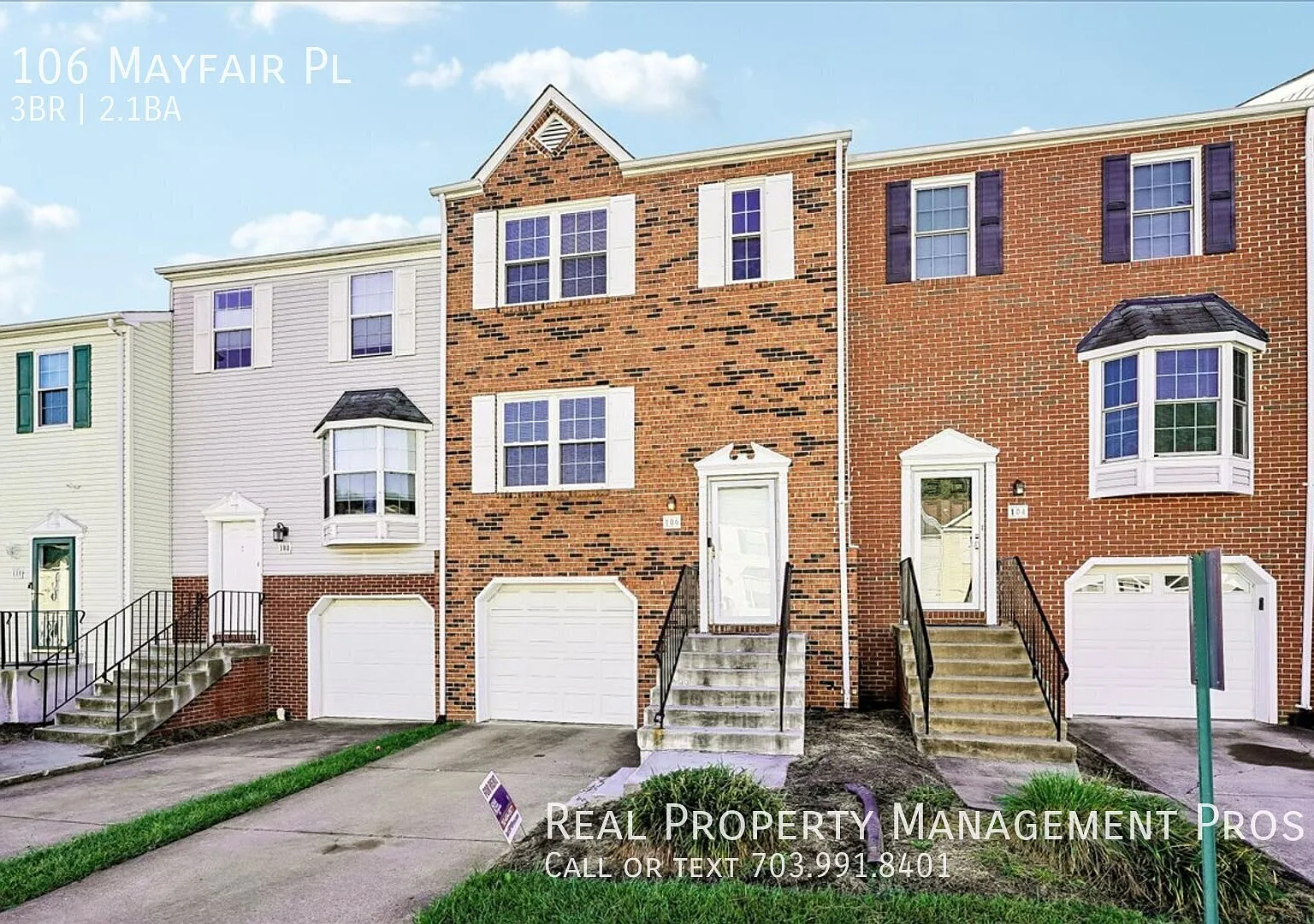 3 Bed Townhome w/ Garage & Fenced backyard! — Photo 1