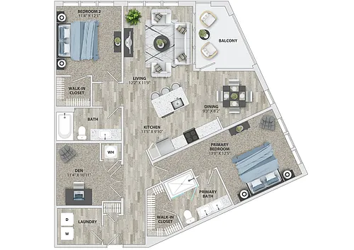 Floor plan B11D - Den