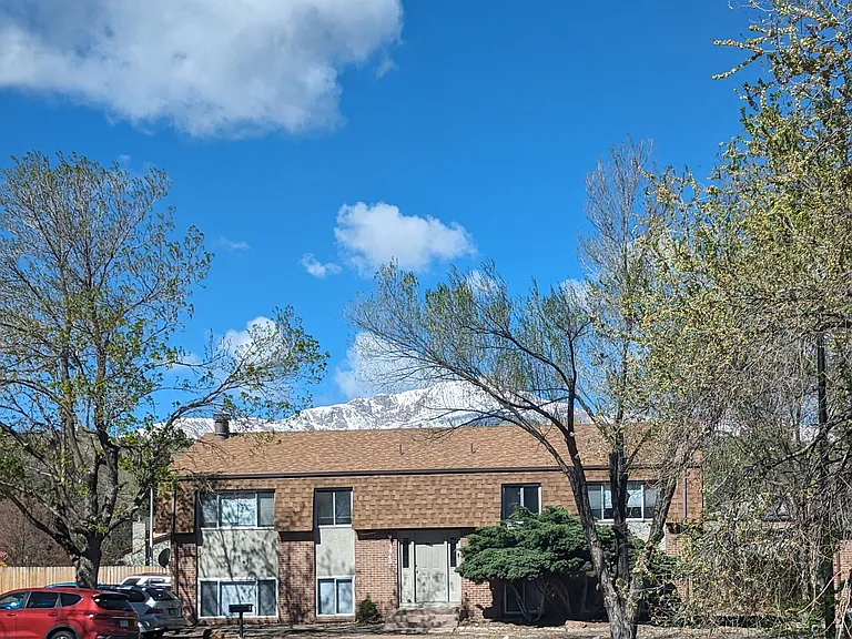 Mountain views from living room window