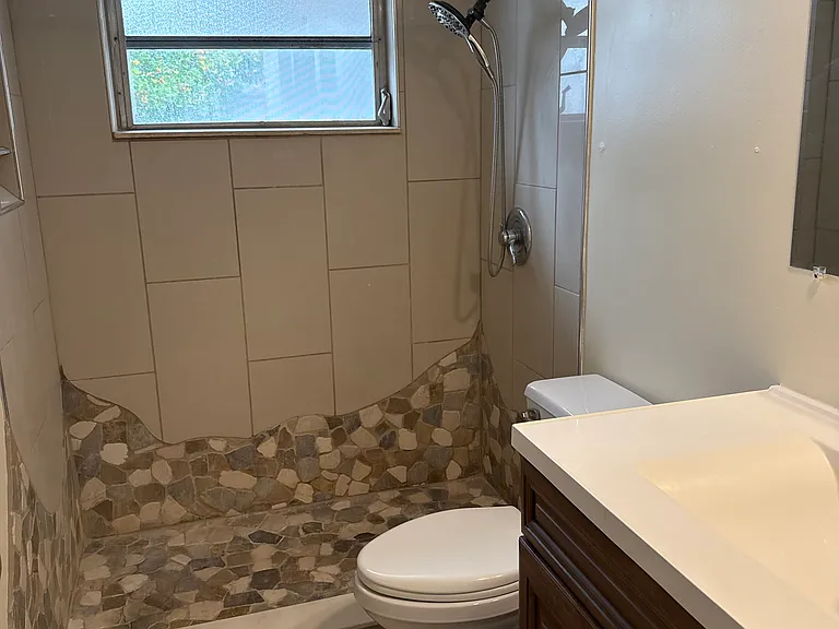 Master bathroom.