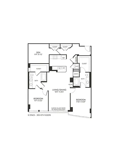 Floor plan 100-B6
