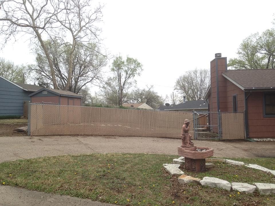 Backyard and shed