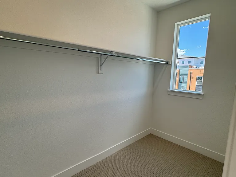 primary bedroom walk in closet