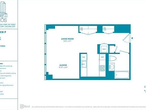 2nd image of 100 W 31st St APT 37F