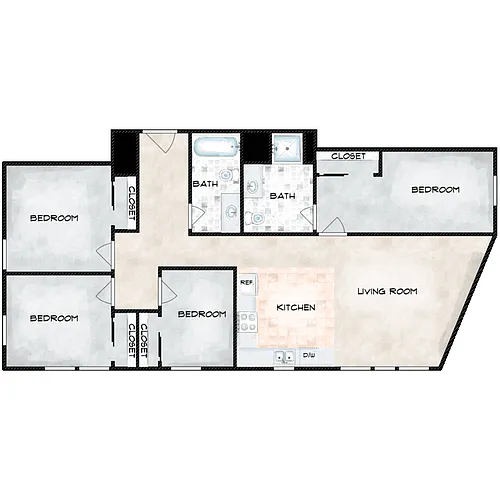 Floor plan D01