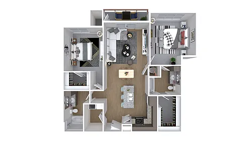 Floor plan 2X2-1192