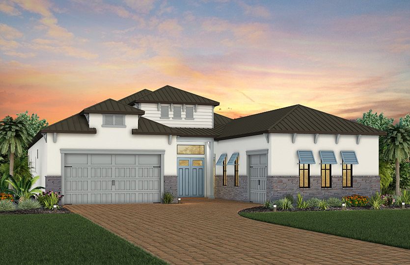 Exterior CO3 with stone detail and metal roof