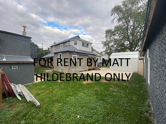 Fenced in backyard