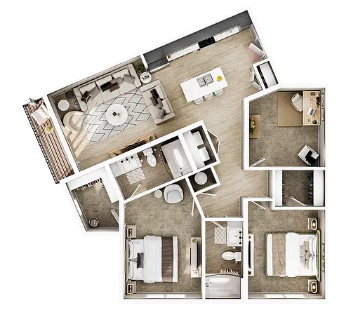 Floor plan B-4