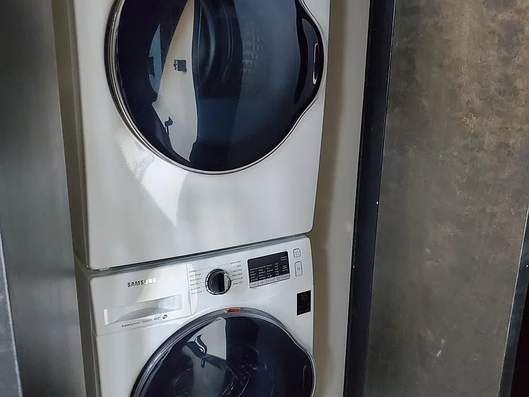 New washer and dryer