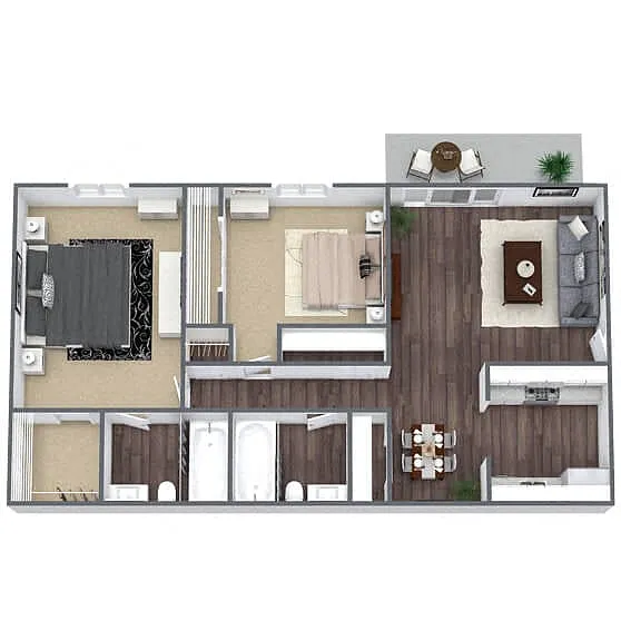 Floor plan B2