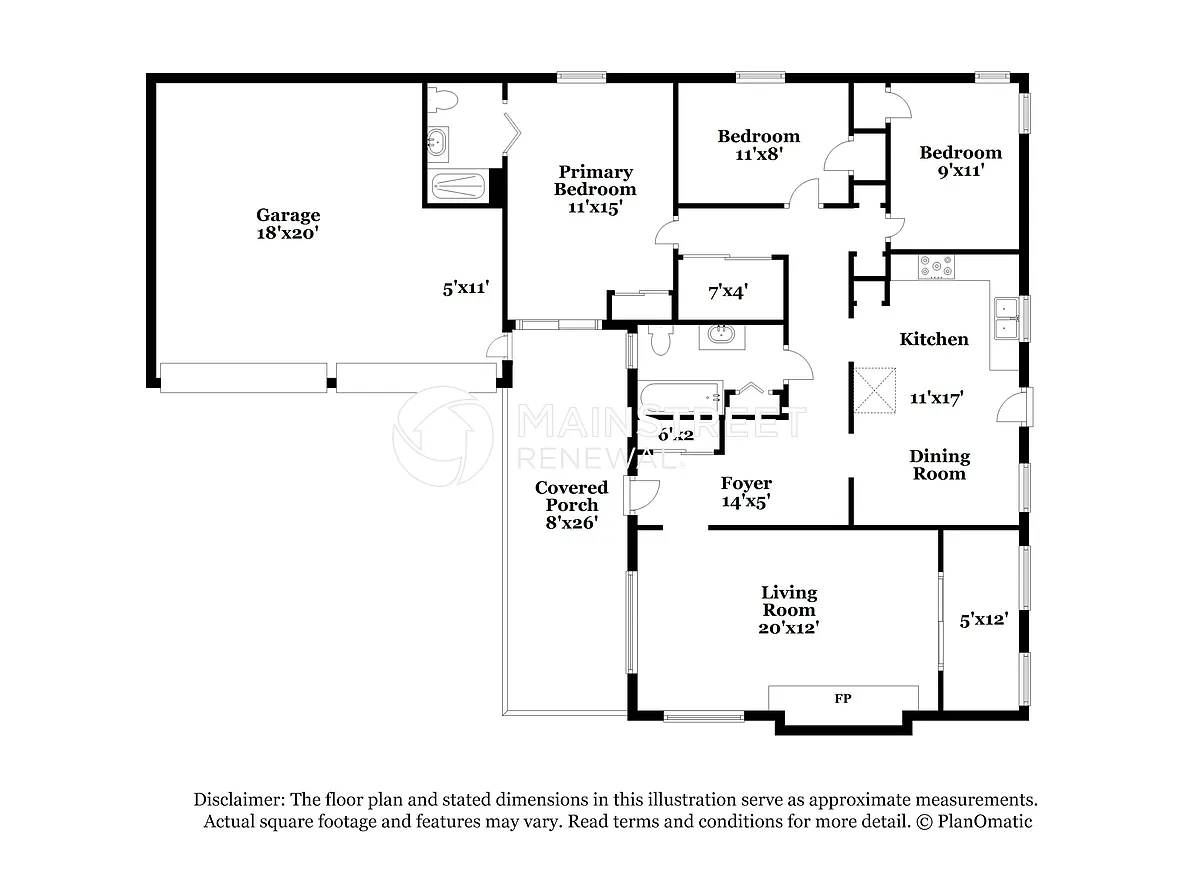 Floor Plan - 2475 Lawndale Ave