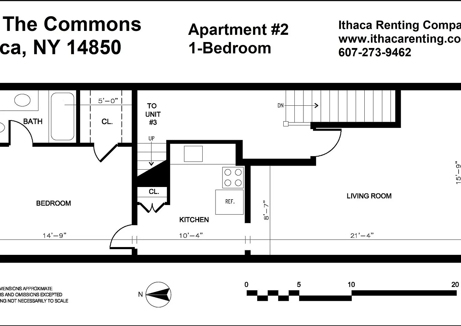 Private 1-Bedroom on the Commons — Photo 1