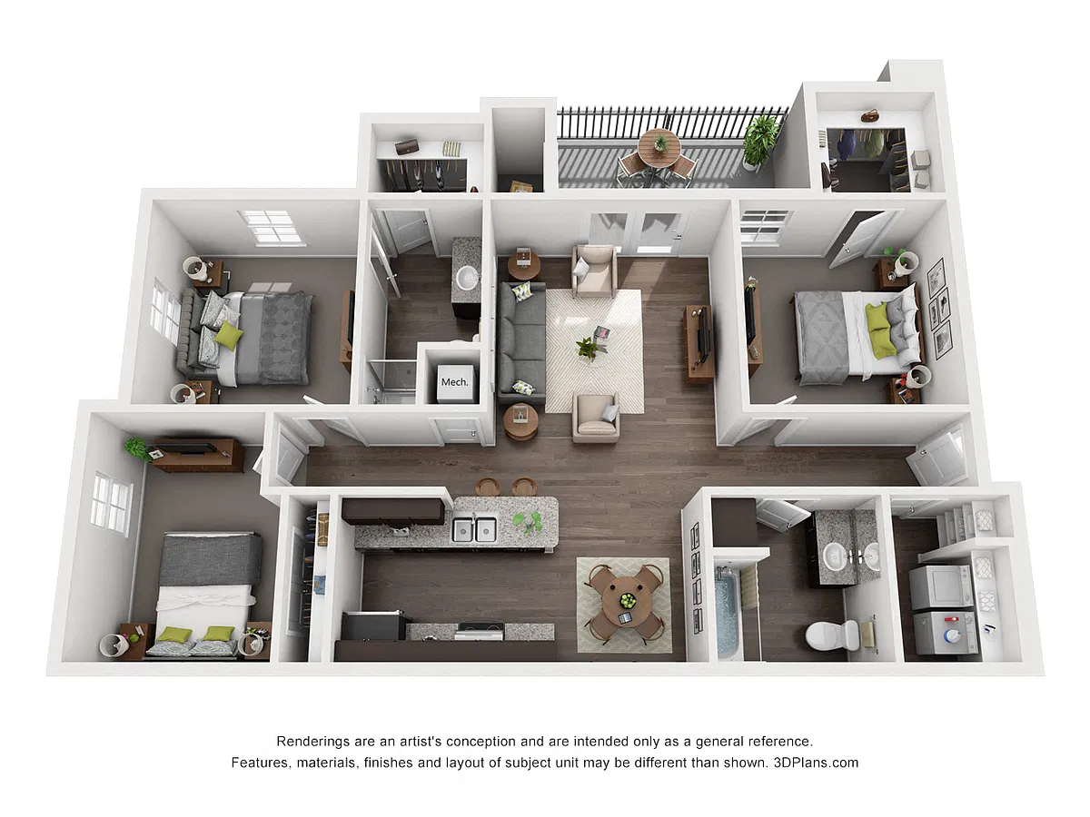 Floor plan The Palmwood