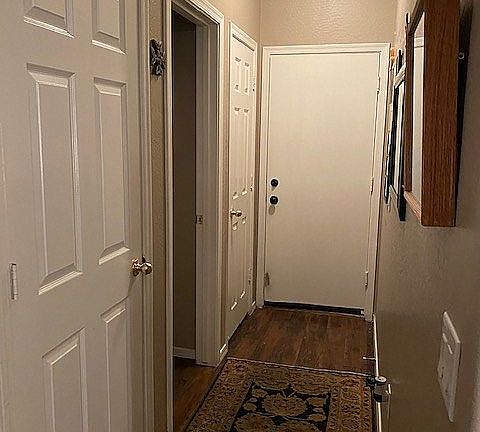 hallway to garage