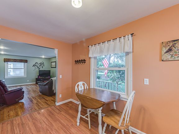 Dining Area with large Picture Window