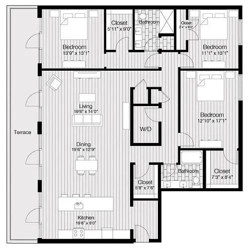 Floor plan PH C2