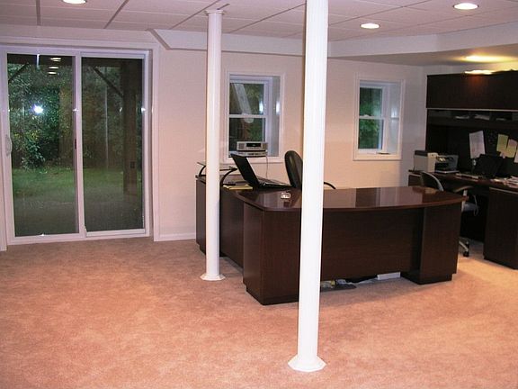 Full finished walkout basement