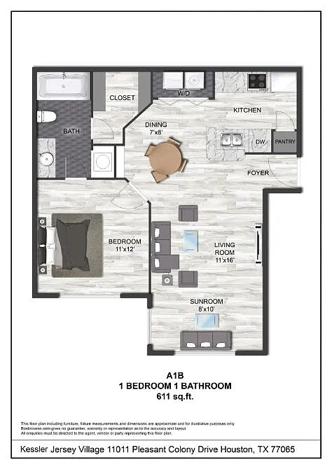 Floor plan A1B