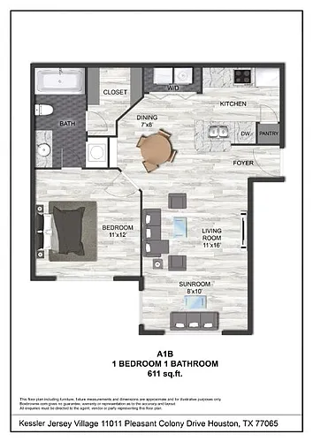 Floor plan A1B