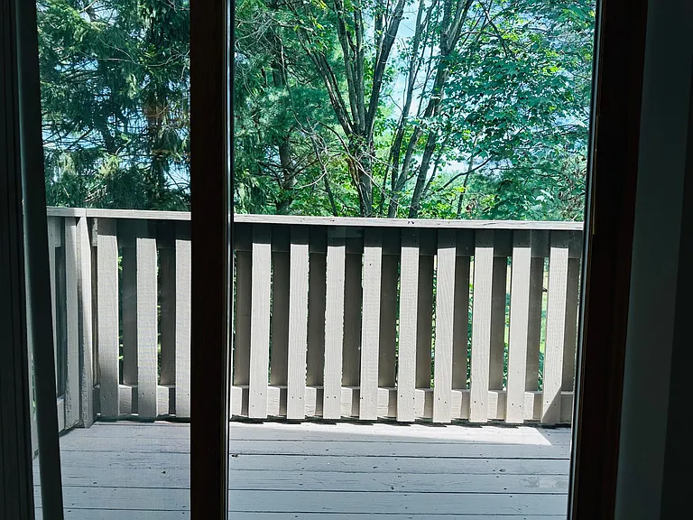 Deck facing Golf Course & Woods