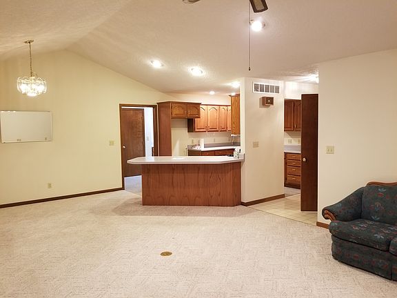 Kitchen viewed from living room