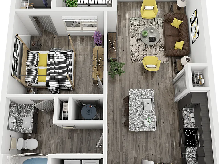Cue Galatyn Station - A1A Floor Plan Cue Galatyn Station - A1A Floor Plan