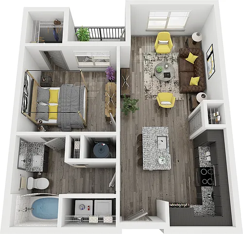 Floor plan A1A