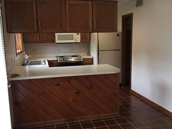 Kitchen with walk in pantry