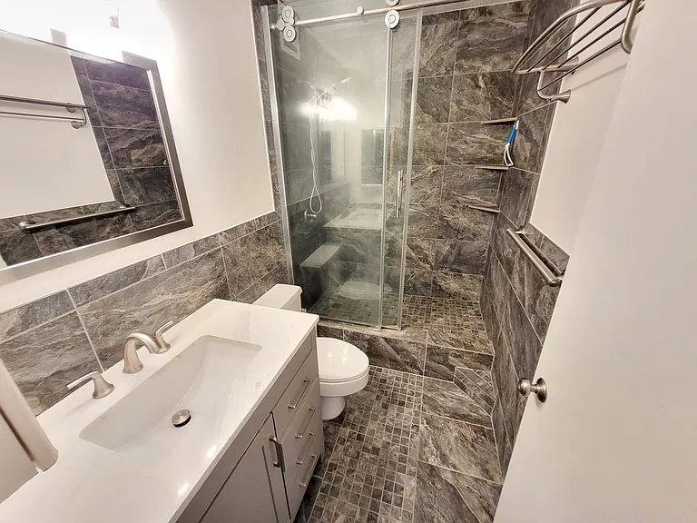 Master bath with walk-in shower