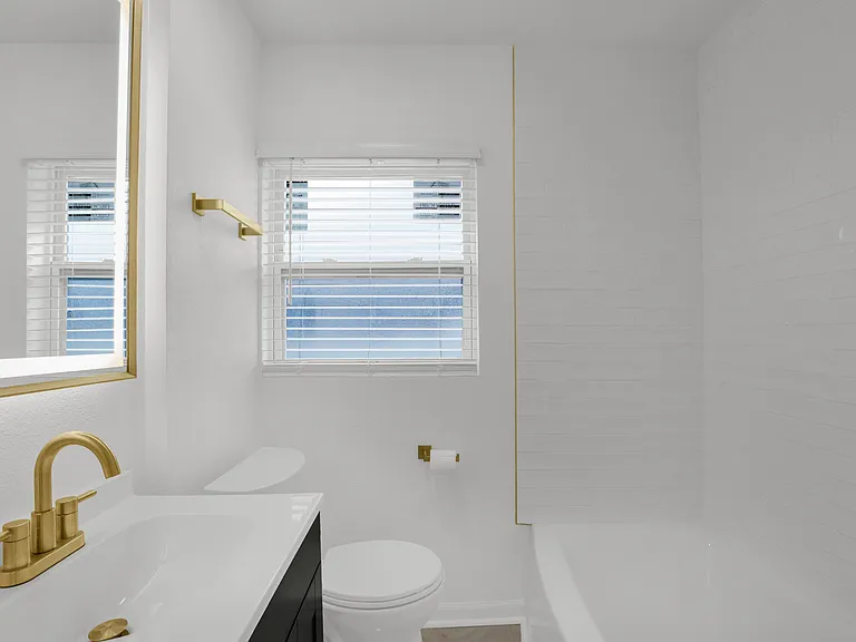 Completely updated bathroom