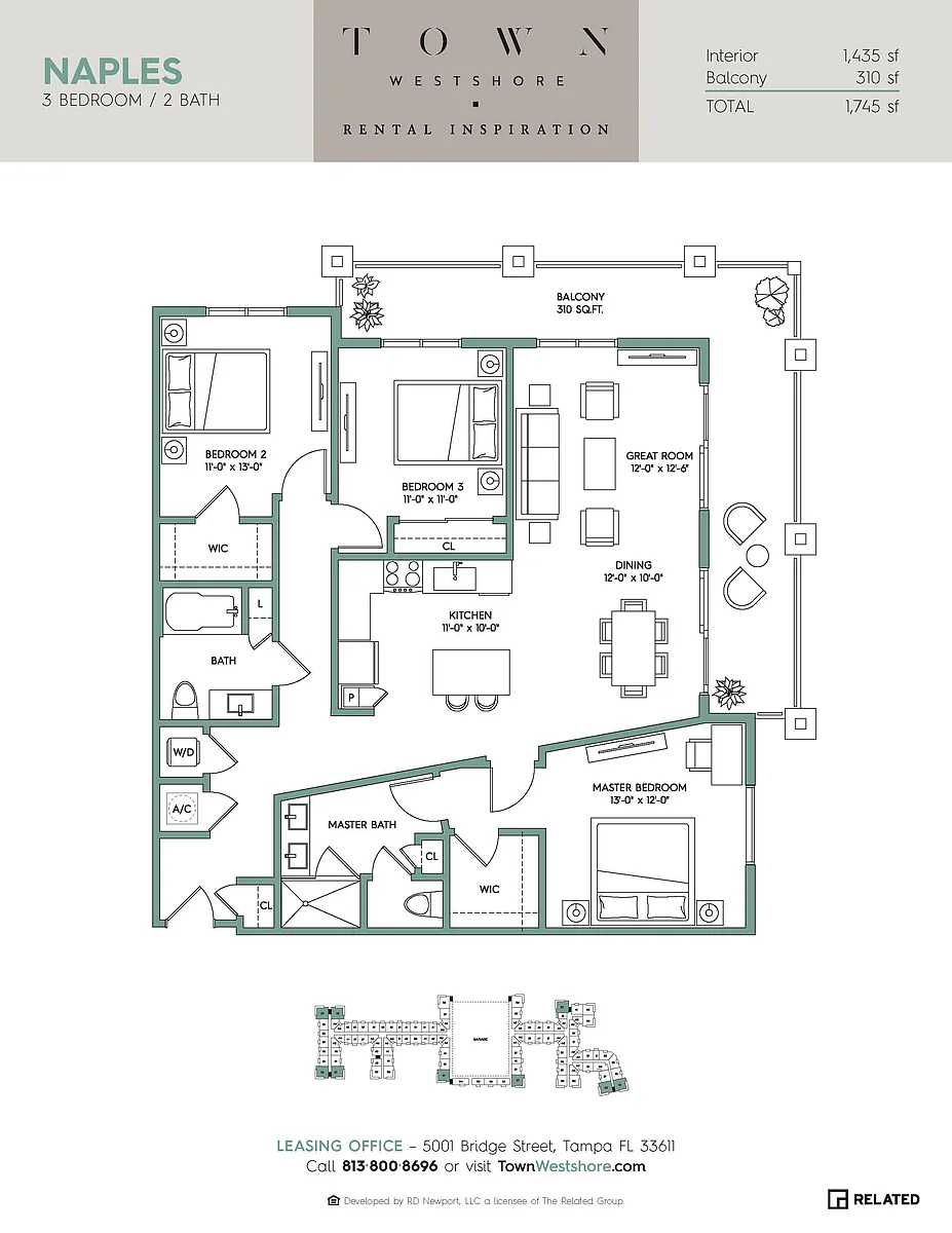 Floor plan Naples