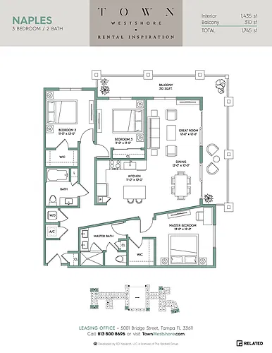 Floor plan Naples