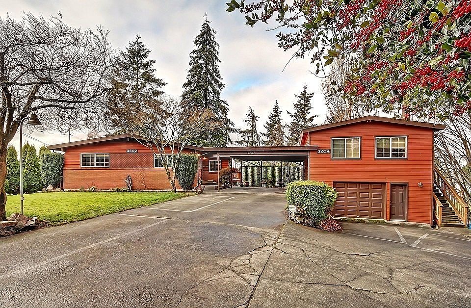 unit is on the right above garage