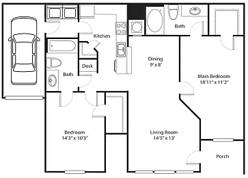 Floor plan Comanche