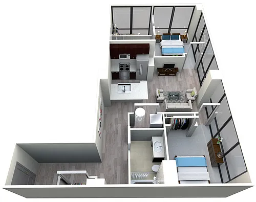 Floor plan B01