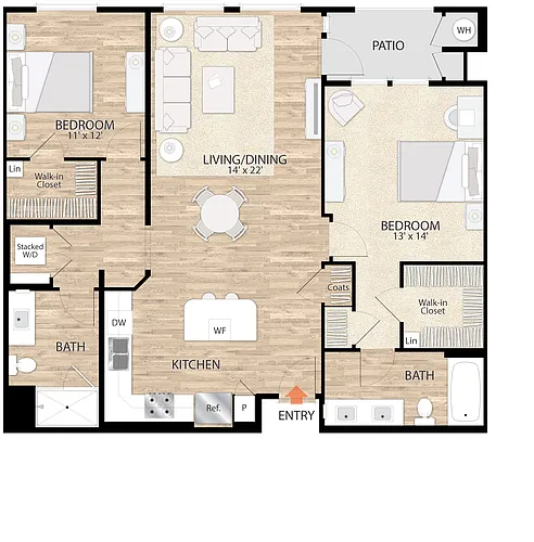 Floor plan Plan M
