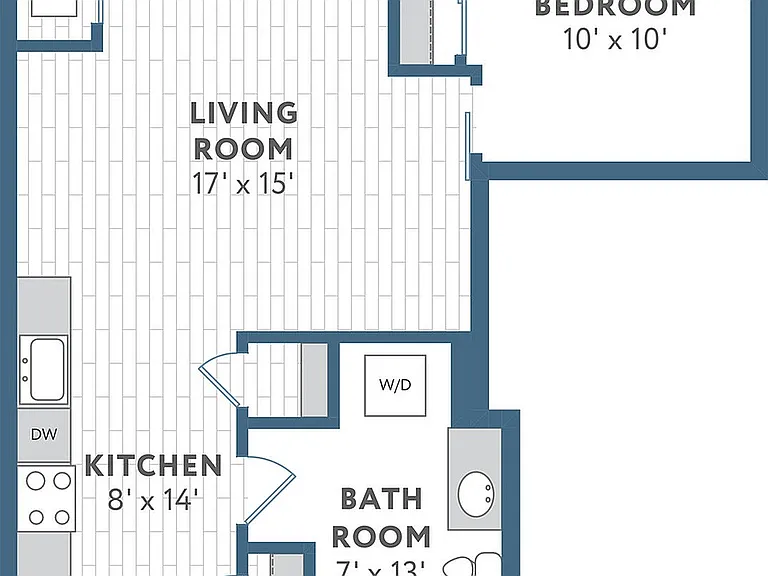 Floor Plan A2 | 22 Slate | Apartments in Madison, WI Floor Plan A2 | 22 Slate | Apartments in Madison, WI